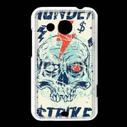 Coque HTC Desire 200 Tête de Mort Thunder Strike