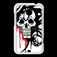 Coque HTC Desire 200 Tête de Mort Bloody