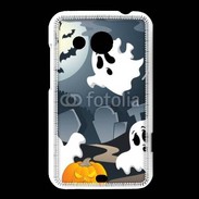 Coque HTC Desire 200 j'aime les fantômes 16