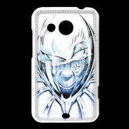 Coque HTC Desire 200 Monstre en dessin bleu