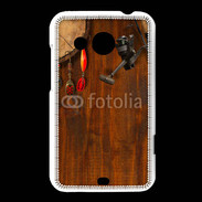 Coque HTC Desire 200 Canne à pêche et hameçons pêcheur