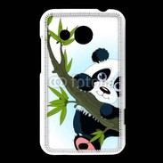 Coque HTC Desire 200 Panda géant en cartoon