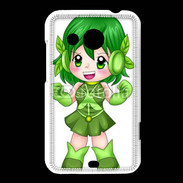 Coque HTC Desire 200 Chibi style illustration of a super-heroine 26
