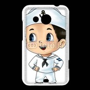 Coque HTC Desire 200 Cute cartoon illustration of a sailor