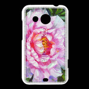 Coque HTC Desire 200 Fleur en peinture