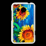 Coque HTC Desire 200 Peinture de tournesol