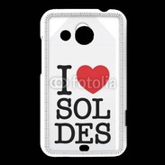 Coque HTC Desire 200 J'aime les soldes