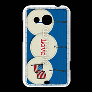 Coque HTC Desire 200 I love USA 5