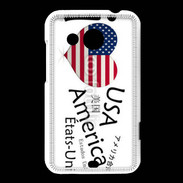 Coque HTC Desire 200 I love USA 6