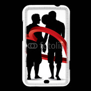 Coque HTC Desire 200 Couple Gay