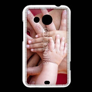Coque HTC Desire 200 Famille main dans la main
