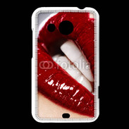 Coque HTC Desire 200 Bouche fatale rouge