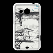 Coque HTC Desire 200 Vintage Aircraft