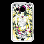 Coque HTC Desire 200 Tatouage Girl