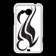 Coque HTC Desire 200 Tatouage d'un symbole de moto