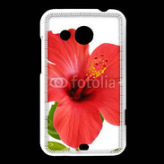 Coque HTC Desire 200 Hibiscus rouge