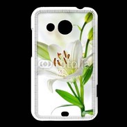 Coque HTC Desire 200 Fleurs de Lys blanc