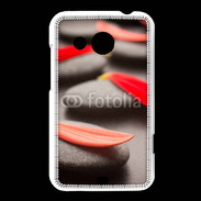 Coque HTC Desire 200 Galet et pétales