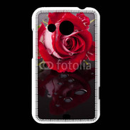 Coque HTC Desire 200 Belle rose Rouge 10