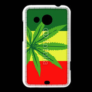 Coque HTC Desire 200 Drapeau reggae cannabis