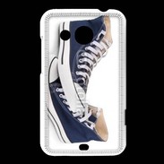 Coque HTC Desire 200 Paire de converse bleue