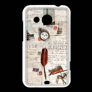 Coque HTC Desire 200 Vieilles lettres vintage