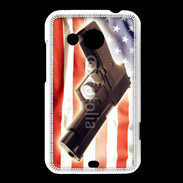 Coque HTC Desire 200 Pistolet USA