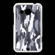 Coque HTC Desire 200 Camouflage gris et blanc