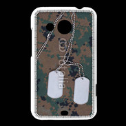 Coque HTC Desire 200 plaque d'identité soldat américain
