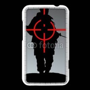 Coque HTC Desire 200 Soldat dans la ligne de mire