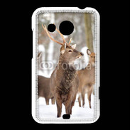 Coque HTC Desire 200 Cerf et biche en troupeau