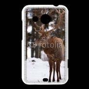 Coque HTC Desire 200 Cerf en hiver 56