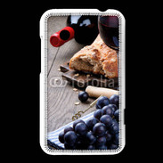 Coque HTC Desire 200 Pain et vin rouge