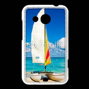 Coque HTC Desire 200 Bateau plage de Cuba