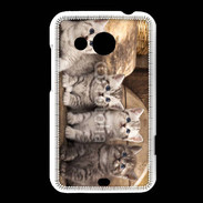 Coque HTC Desire 200 Chaton gris 2