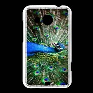 Coque HTC Desire 200 Paon faisant la roue