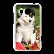 Coque HTC Desire 200 Adorable chiot Border collie