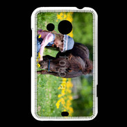 Coque HTC Desire 200 Enfant et cheval
