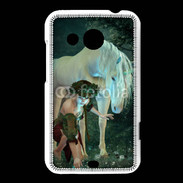 Coque HTC Desire 200 Licorne