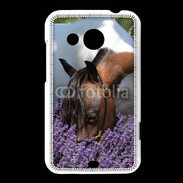 Coque HTC Desire 200 Cheval sentant la lavande 