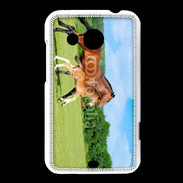 Coque HTC Desire 200 Cheval et poulain 2