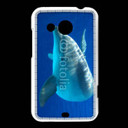 Coque HTC Desire 200 Portrait de dauphin 5