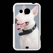Coque HTC Desire 200 Portrait de Bull terrier blanc 5