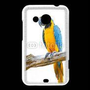 Coque HTC Desire 200 Perroquet Macaw Bleu et jaune
