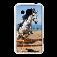 Coque HTC Desire 200 Saut d'obstacle à cheval 100