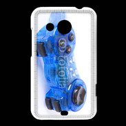 Coque HTC Desire 200 Manette de jeux bleue