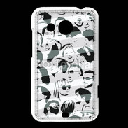 Coque HTC Desire 200 Multi visages