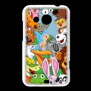 Coque HTC Desire 200 Animaux cartoon