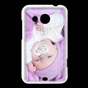 Coque HTC Desire 200 Amour de bébé en violet
