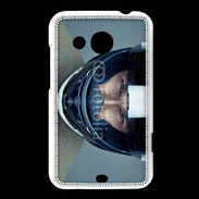 Coque HTC Desire 200 homme avec casque de moto